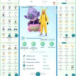 Conta Pokemon Go Nível 36 - Pokémon