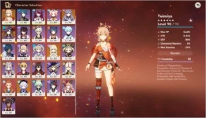 AR 55 + Yoimiya/Jade Spear + Garantido - Genshin Impact