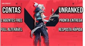 VALORANT CONTA UNRANKED- PRONTA PARA O COMPETITIVO