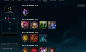 Conta League of Legends - Nível 36 LOL