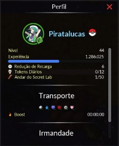 Pxg Conta 400+ - Pokexgames - Servidor Night