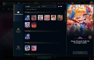 Conta League of legends 1253 Skins, 22 Chibis TFT LOL