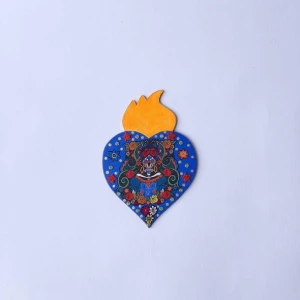 Enfeite de Parede Catrina Azul - Artesanato e Personalizados