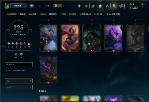 Unranked com 150 Champs e 225 Skins ( ADC / MID / TOP ) - League of Legends LOL