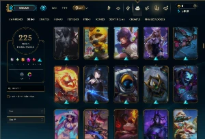 Unranked com 150 Champs e 225 Skins ( ADC / MID / TOP ) - League of Legends LOL