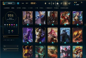 Unranked com 150 Champs e 225 Skins ( ADC / MID / TOP ) - League of Legends LOL