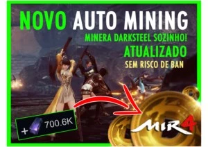 Mir4 Bot para farmar DARKSTEEL Teleport Mining