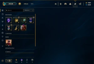 Conta LOL com Riot Graves e 1050 de rp 100% handlevel - League of Legends