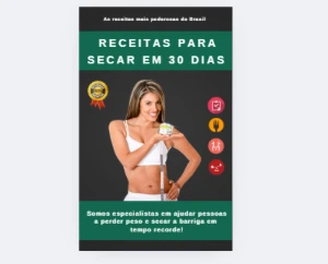 Ebook - Receitas Para Secar em 30 dias - 98 Páginas - eBooks