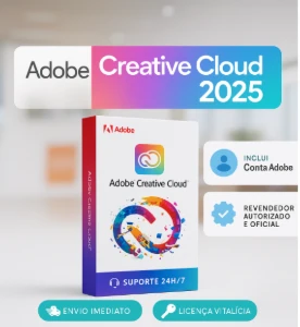 Adobe Creative Cloud 2025 - Original – Envio Imediato - NF - Softwares e Licenças