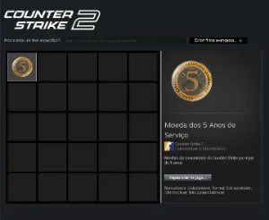 Contas steam com medalhas de 5 anos, COM EMAIL ORIGINAL. - Counter Strike CS