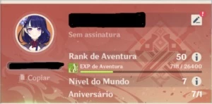 AR50-ALBEDO,EULA,RAIDEN,TUMULO,PASSE,BENÇÃO. - Genshin Impact