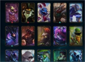 Conta de League of Legends gold IV com 56 skins LOL