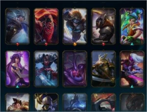 Conta de League of Legends gold IV com 56 skins LOL