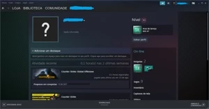 CONTA STEAM COM 18 ANOS + MEDALHAS 5 E 10 ANOS DE SERVIÇO - Counter Strike CS