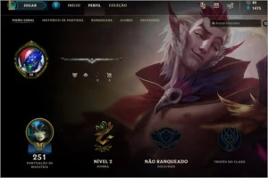 Conta unranked lvl 30 - 92 skins - League of Legends LOL