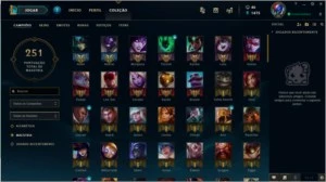 Conta unranked lvl 30 - 92 skins - League of Legends LOL