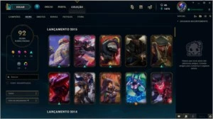 Conta unranked lvl 30 - 92 skins - League of Legends LOL