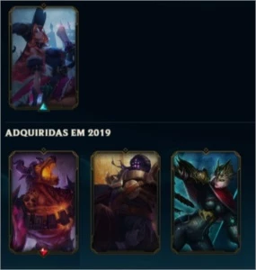 Conta lol Platina 4 com 65V e 31D, Maravilhosa! - League of Legends