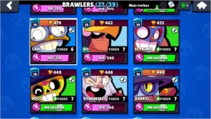 CONTA DE BRAWL STARS SUPER BARATA 11K DE TROFEUS