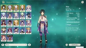 ✨ CONTA GENSHIN IMPACT COM XIAO AYAKA GANYU + DOIS T5 ✨