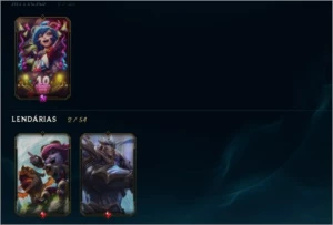 Conta League of Legends 39 champions 10 skins LOL