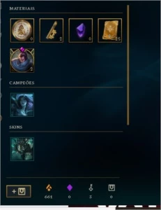 Conta League of Legends 39 champions 10 skins LOL