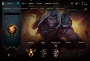 Conta League of Legends 39 champions 10 skins LOL
