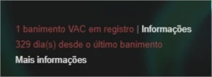 Conta Steam (Ban vac CSGO GTA V)