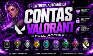 CONTA VALORANT LEVEL 20 - PRONTA PARA COMPETITIVO