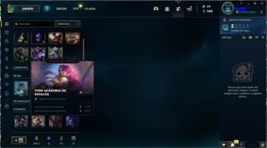 Conta platina 4 upada a mão - League of Legends LOL