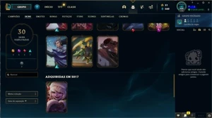 Conta platina 4 upada a mão - League of Legends LOL