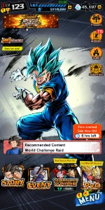 Dragon Ball Legends 45k de cristal+ Vegito LF