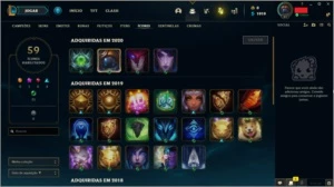 Conta LoL Nv 61 40 Champs - League of Legends