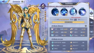 Conta Saint Seiya Awakening server 140 SSA