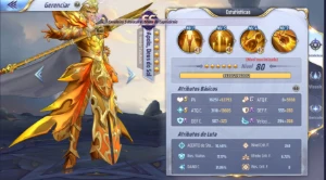 Conta Saint Seiya Awakening server 140 SSA