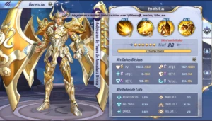 Conta Saint Seiya Awakening server 140