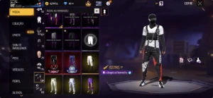 Conta barata bem equipada - Free Fire
