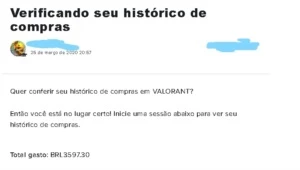 Conta de Valorant com 3600 reais em skins LEIA A DESC