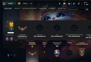 Bronze 3 com 40 Champs e 4 Skins + 4 Fragmentos - League of Legends LOL