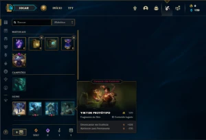 Bronze 3 com 40 Champs e 4 Skins + 4 Fragmentos - League of Legends LOL