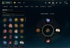 Bronze 3 com 40 Champs e 4 Skins + 4 Fragmentos - League of Legends LOL