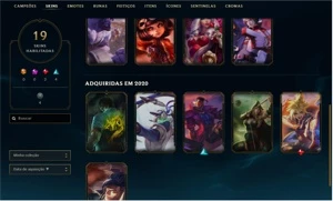 Conta League of legends LOL