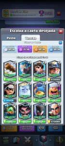 Conta Clash Royale 5720 gemas, troca de nick disponível