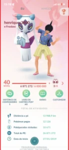 Pokémon go Conta LV 41