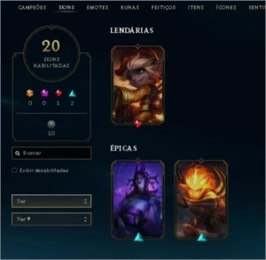 3 contas de league of legends Gold LOL