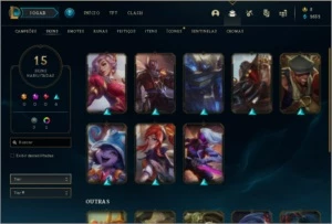 3 contas de league of legends Gold LOL