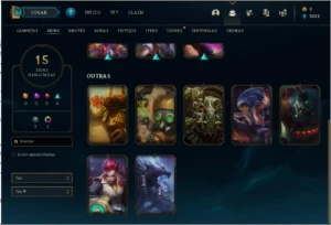 3 contas de league of legends Gold LOL