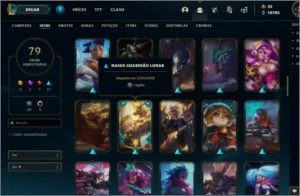 CONTA LEAGUE OF LEGENDS LOL