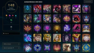 Conta League of Legends (LOL) Mestre Com skins no valorant